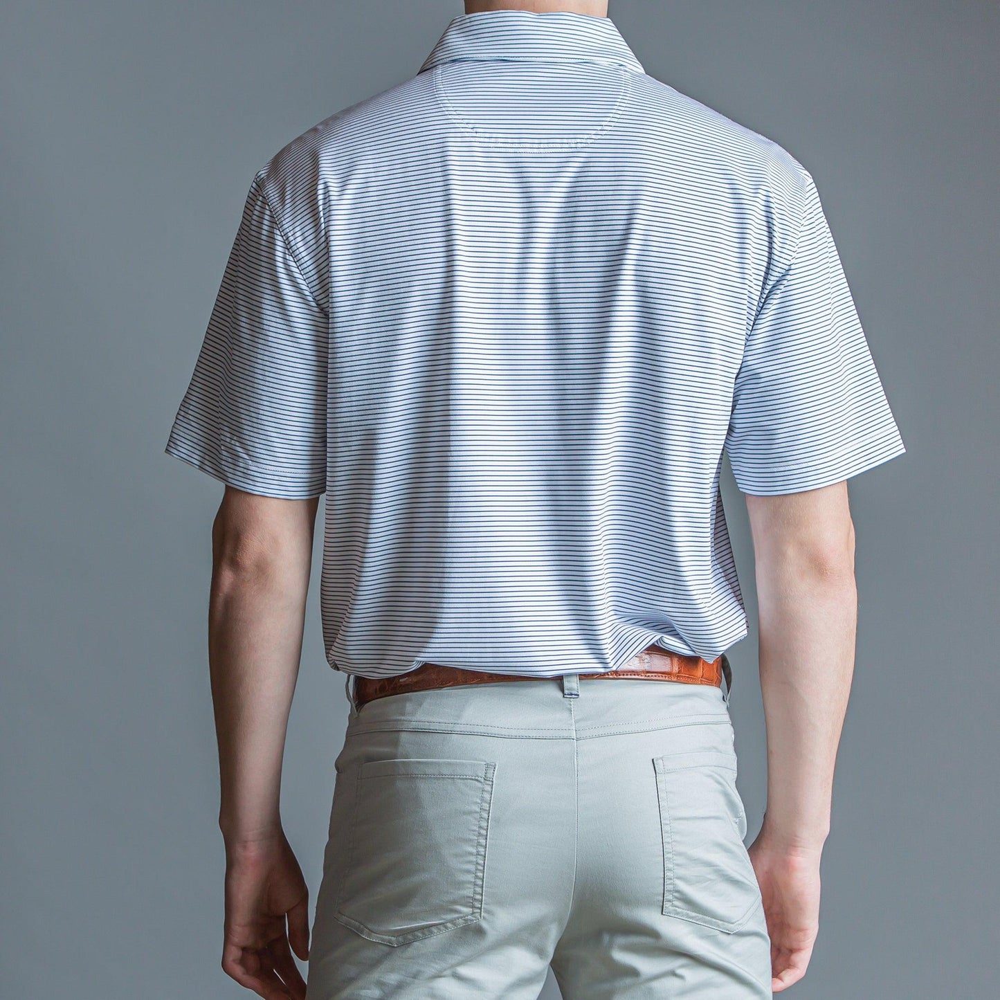 Birdie Stripe Performance Polo - OnwardReserve