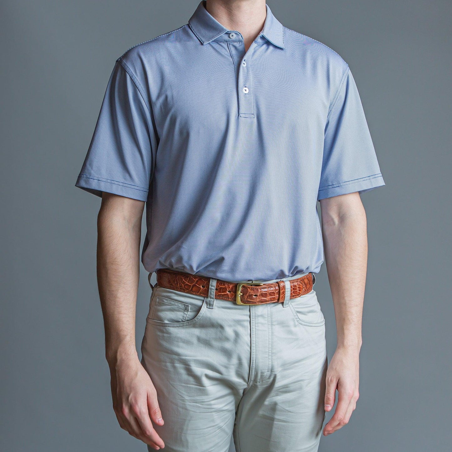 Hairline Stripe Performance Polo - OnwardReserve