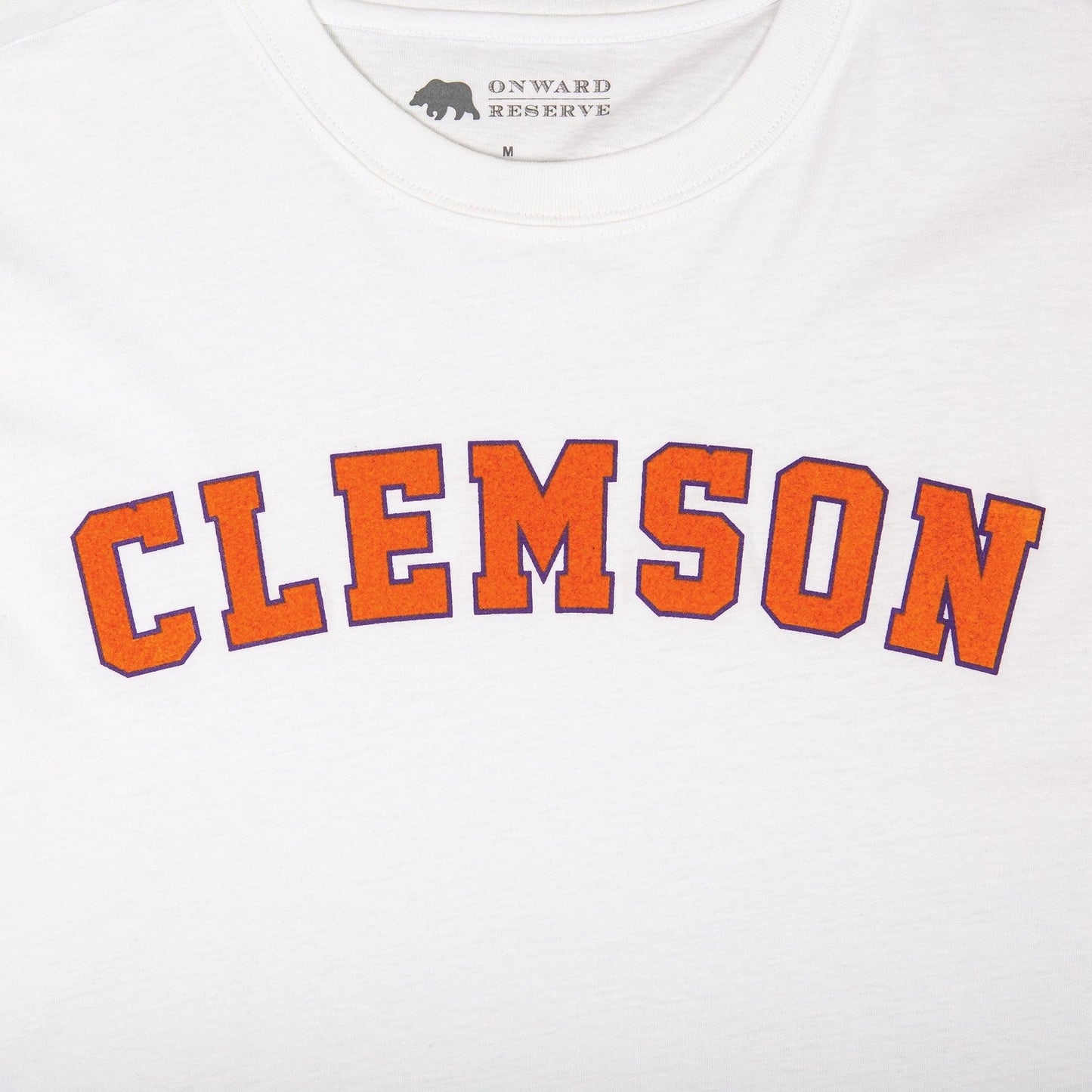 Clemson Flocked Collegiate Short Sleeve Tee - Onward Reserve