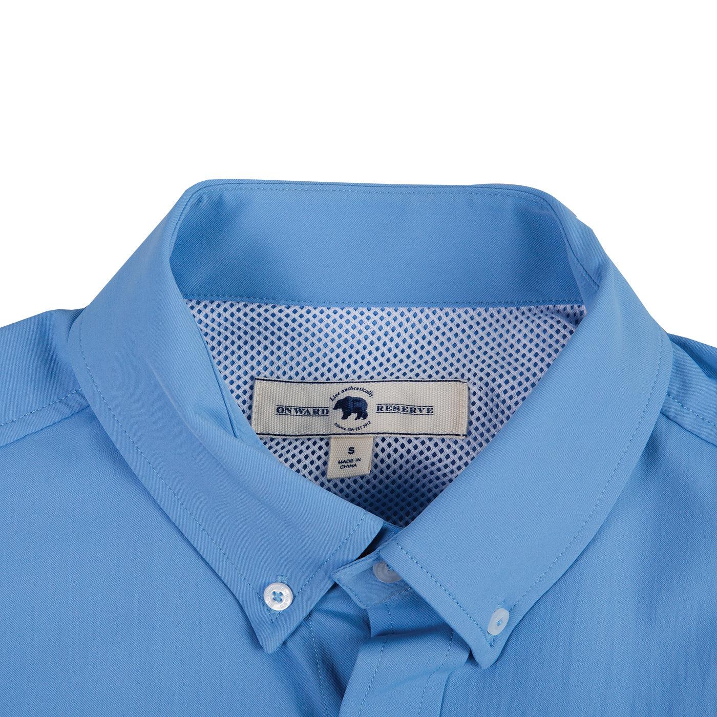 Performance Fishing Shirt - Solid Blue - OnwardReserve