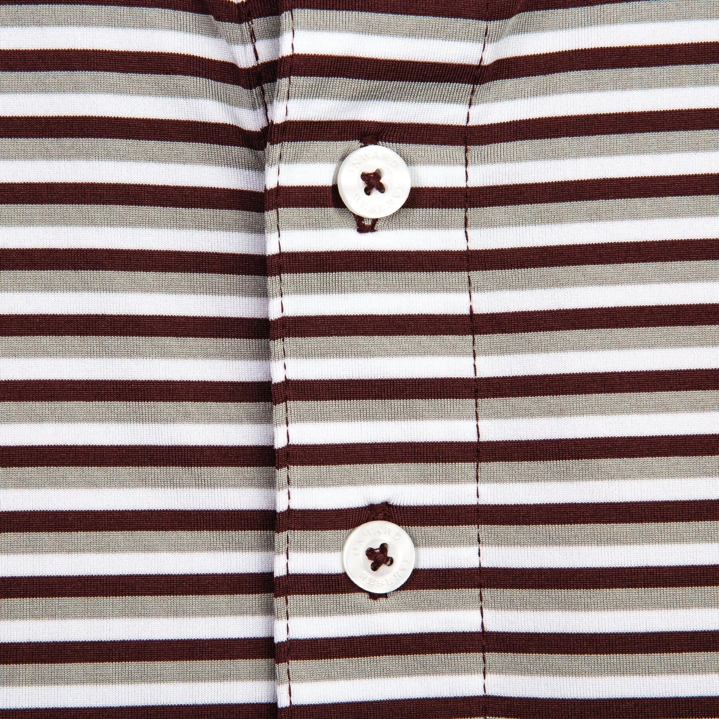Triple Stripe Performance Polo - Maroon/Gray - OnwardReserve