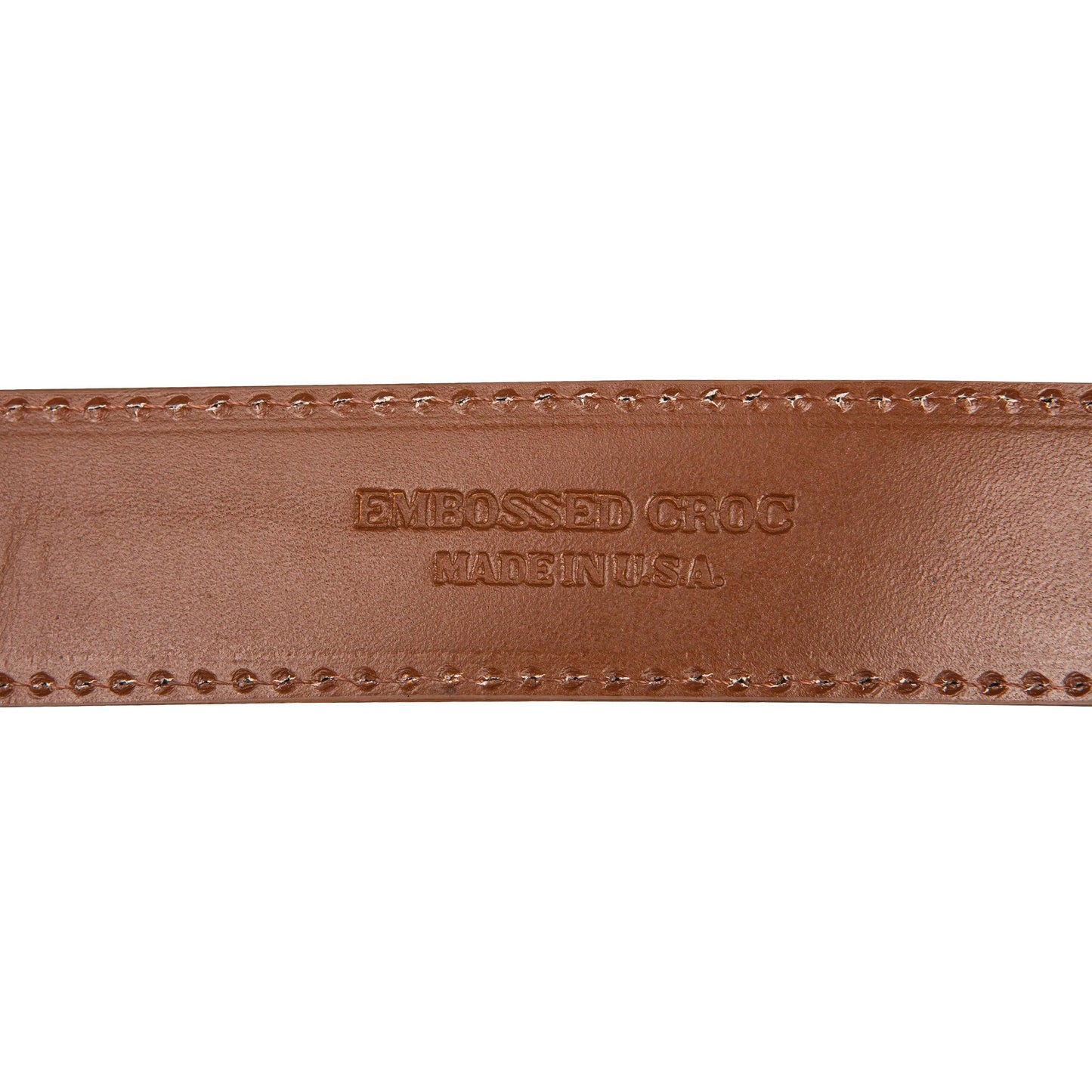 1 3/8" Two-Toned Embossed Crocodile Belt - Marine - Onward Reserve