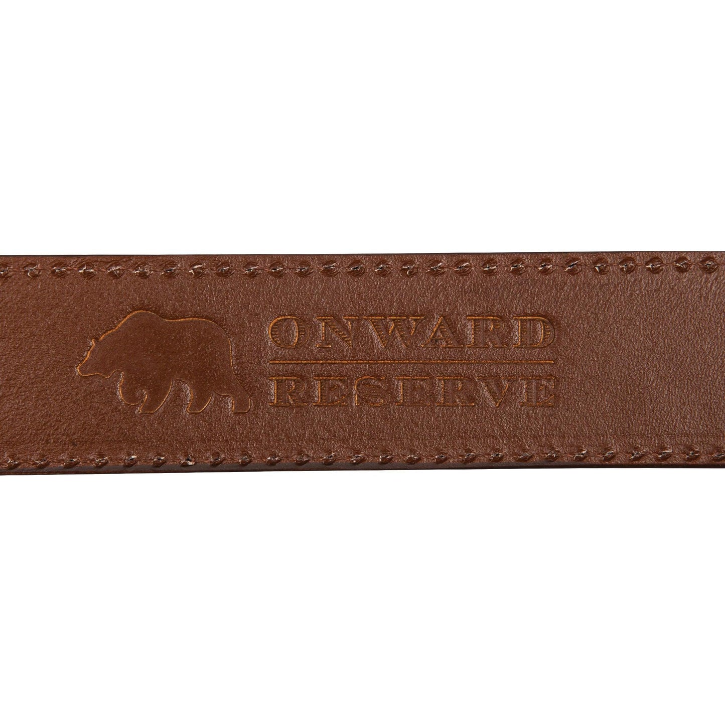 1 3/8" Embossed Dragon Belt - Cognac - Onward Reserve