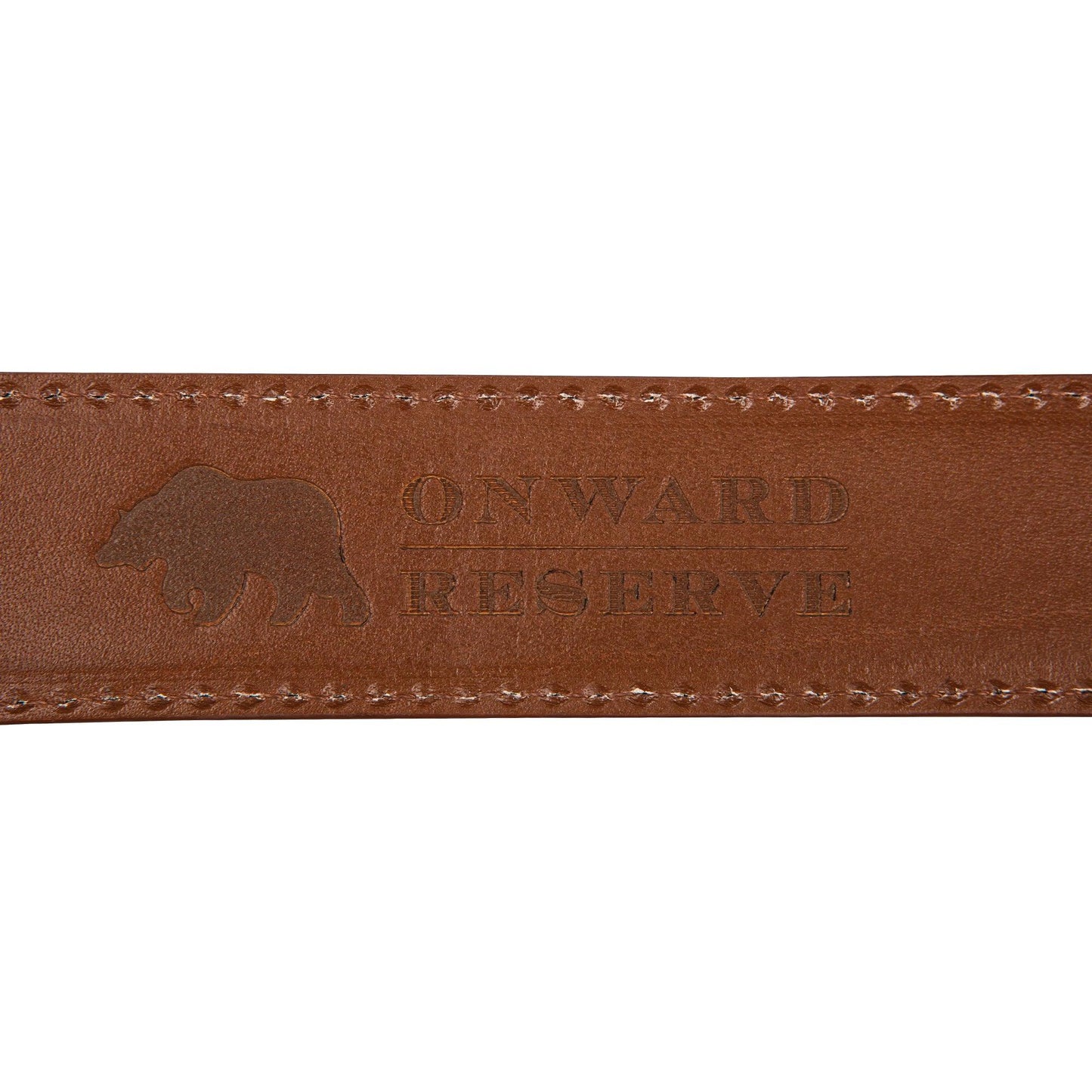 1 3/8" Glazed Calf Belt - Oil - Onward Reserve
