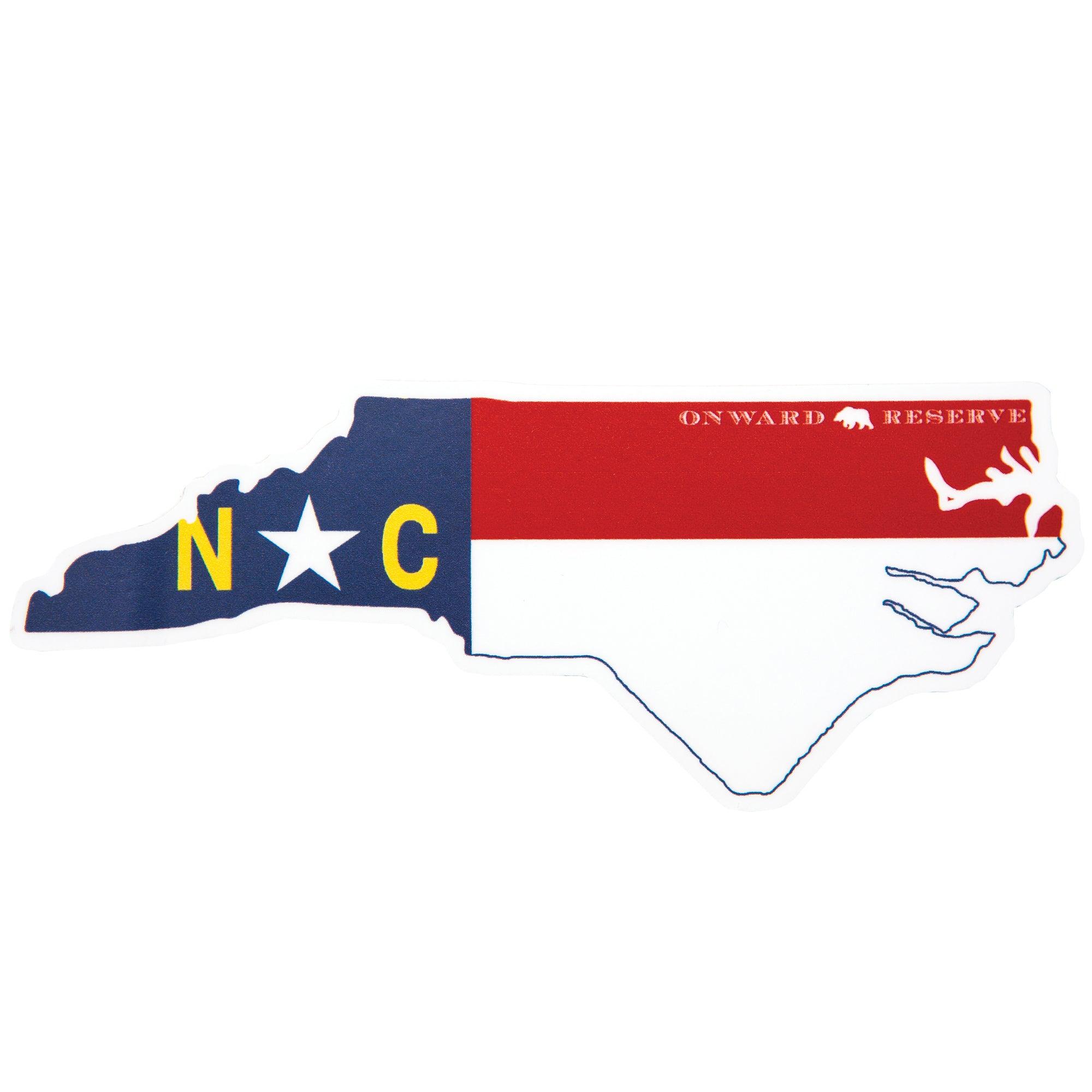 North Carolina State Flag Decal – Onward Reserve