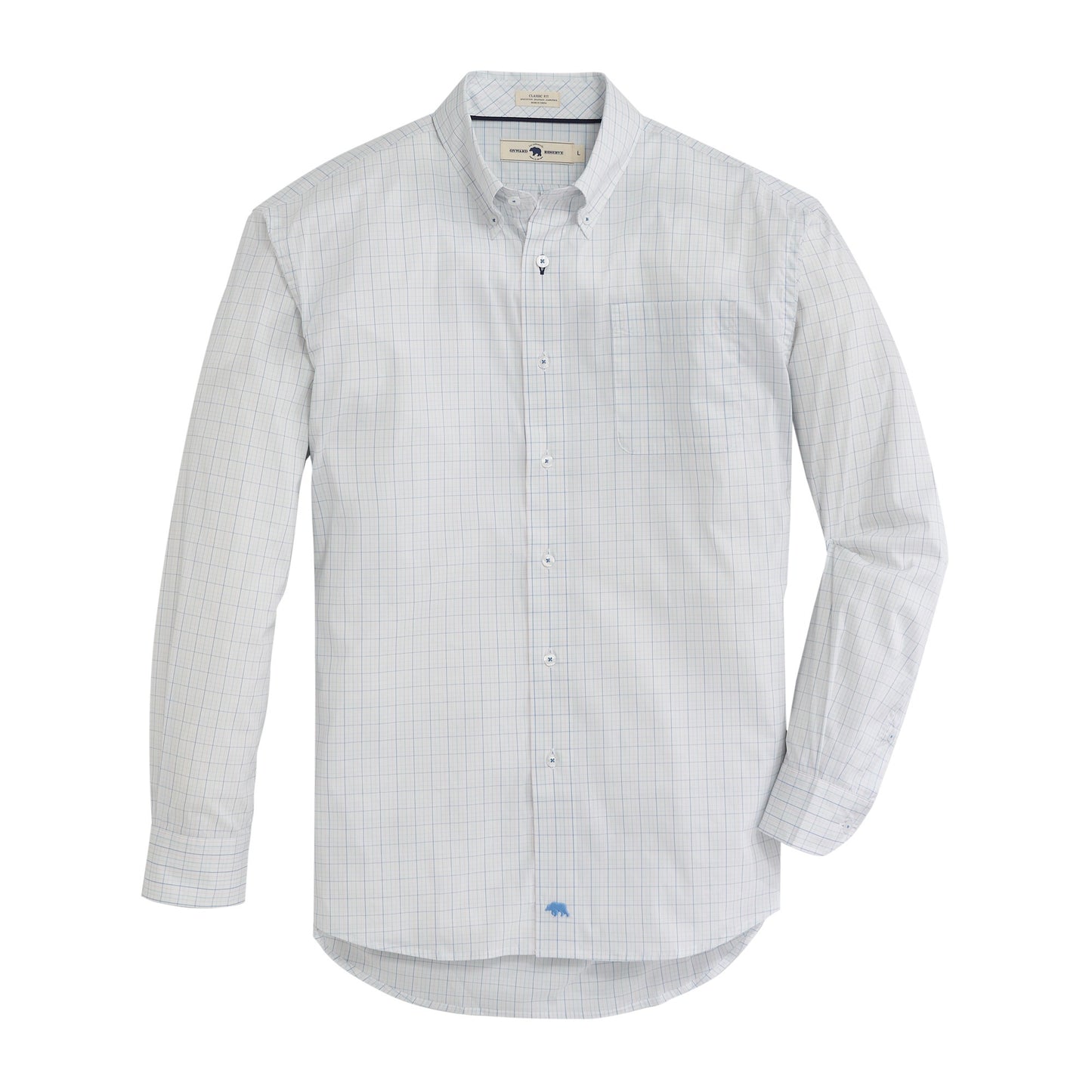 Piana Classic Fit Quad Button Down