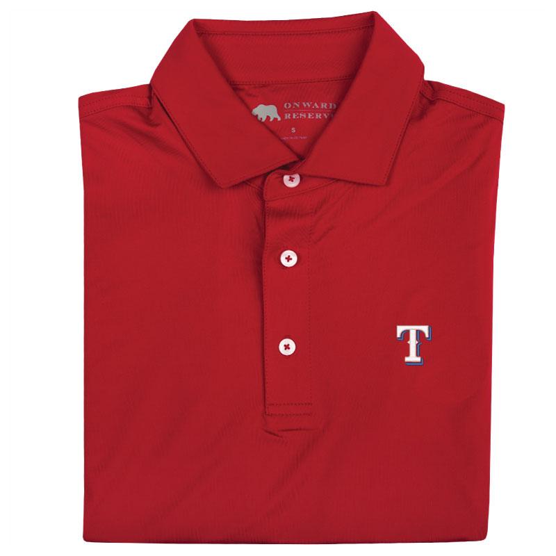 Texas Rangers Solid Performance Polo Red / M