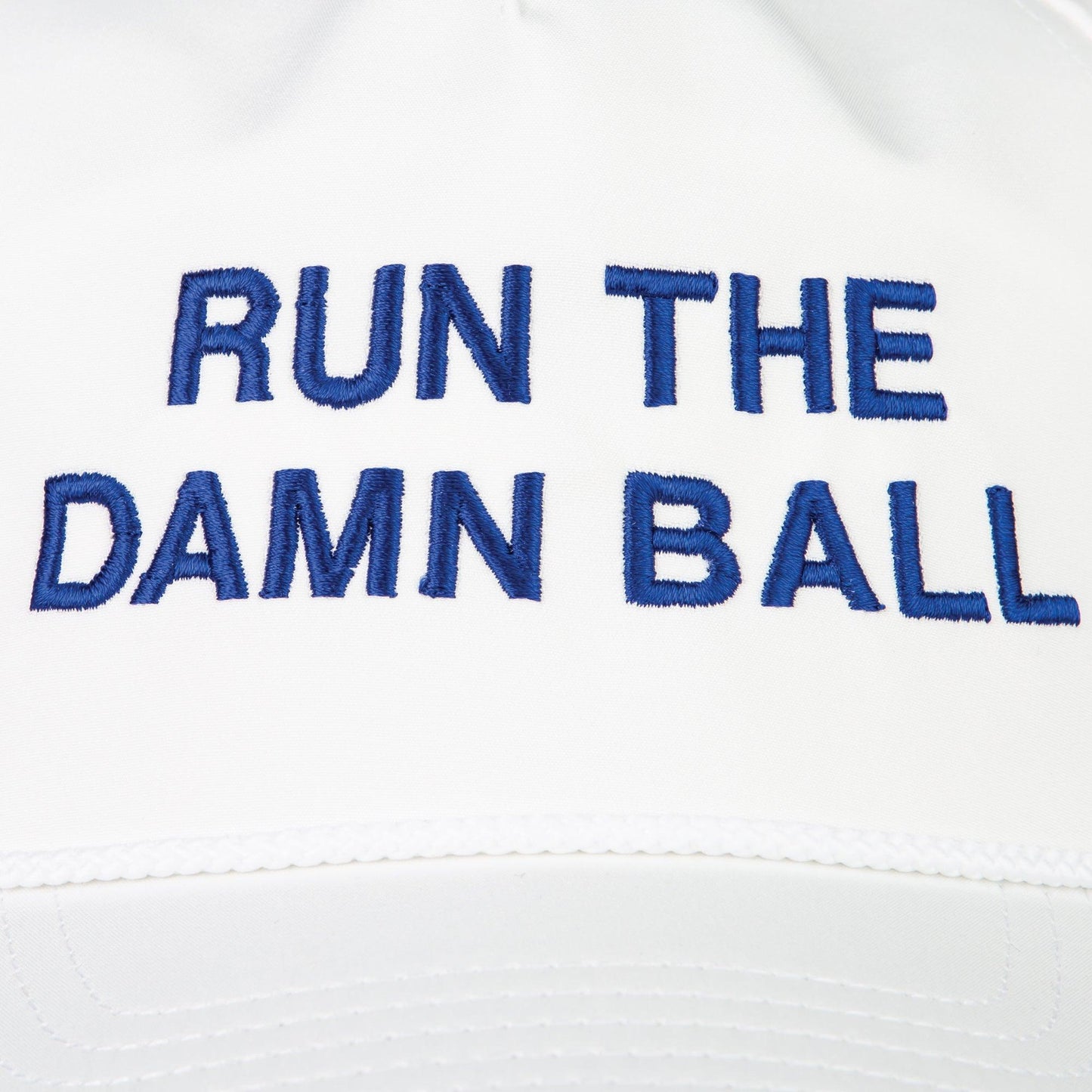 Dark Blue Run The Damn Ball Rope Hat - OnwardReserve