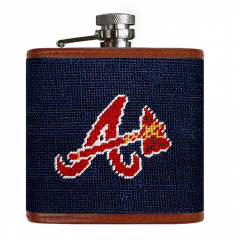 Atlanta Braves Needlepoint Flask - Onward Reserve