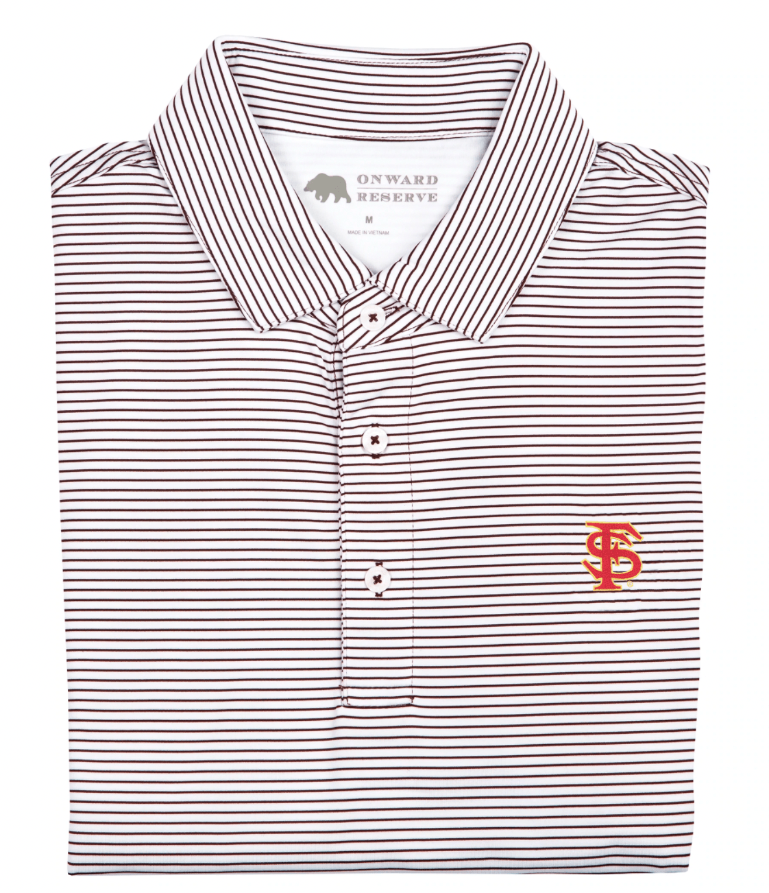 Birdie Stripe FS Performance Polo - Onward Reserve