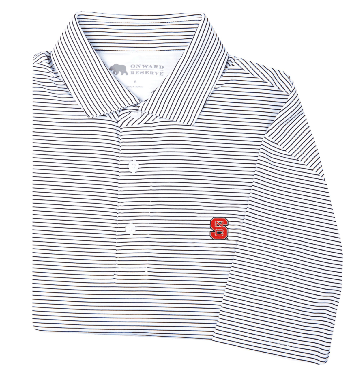 Birdie Stripe NC State Polo - Onward Reserve