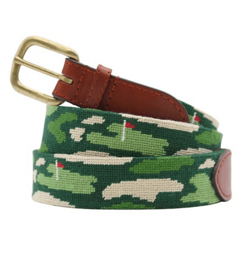 Golfer's Camo Needlepoint Belt - Onward Reserve