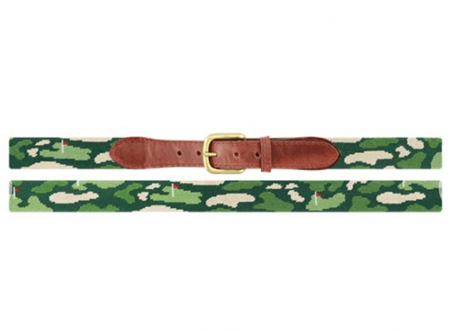 Golfer's Camo Needlepoint Belt - Onward Reserve