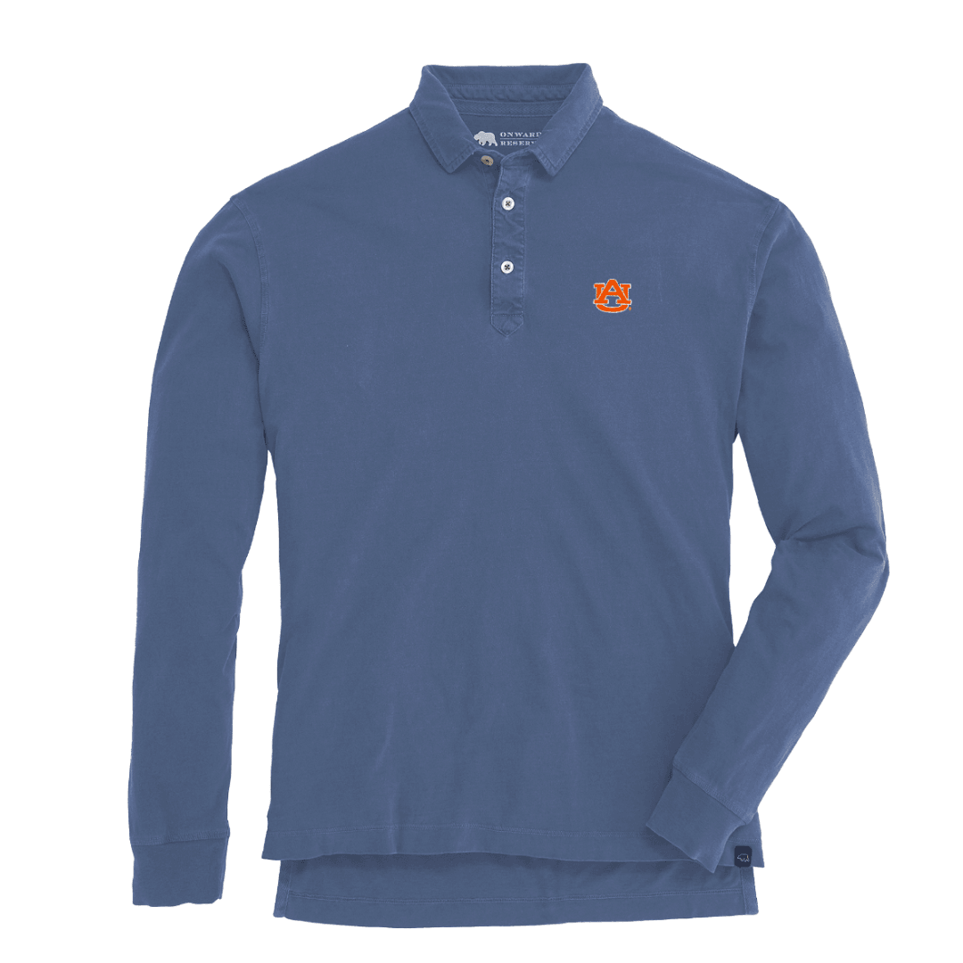 Auburn Perry Long Sleeve Polo - Onward Reserve