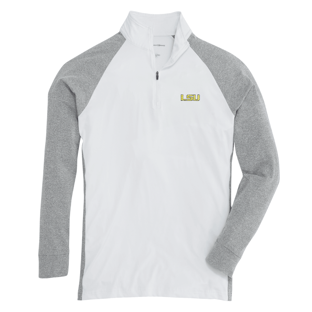 Lsu half sales zip pullover