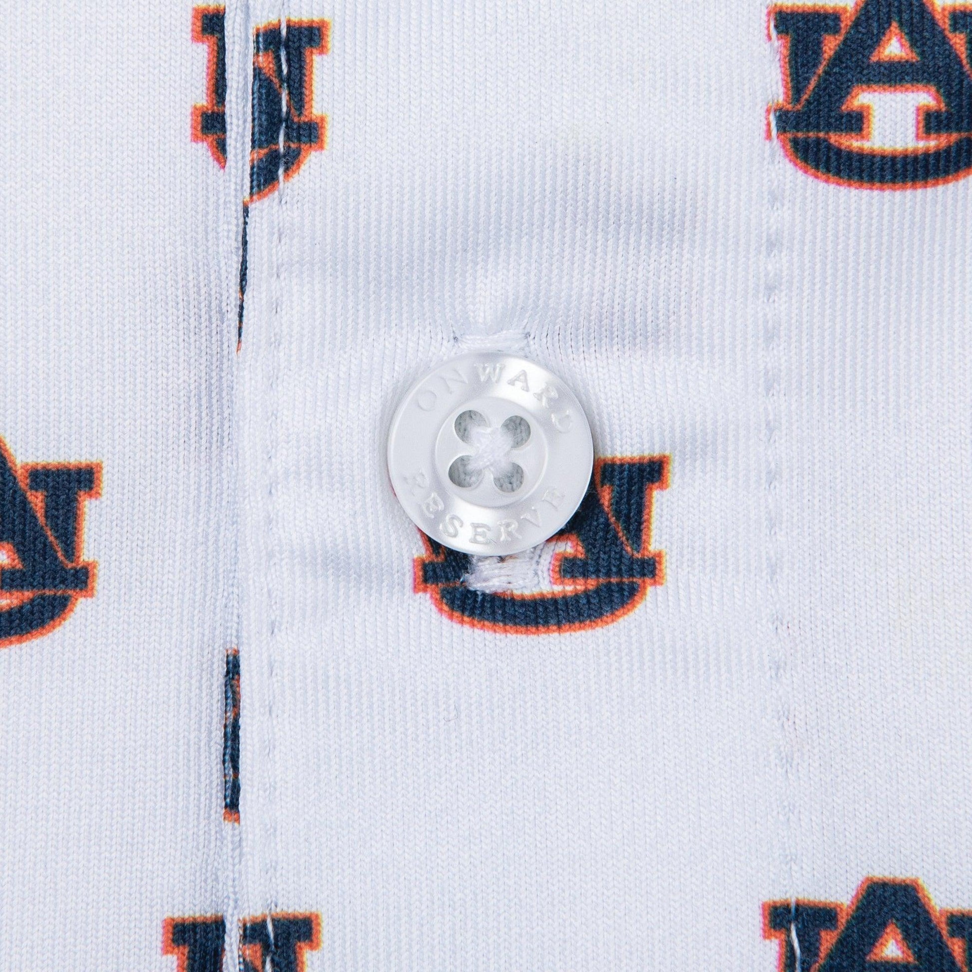 Auburn Printed Performance Polo - Onward Reserve