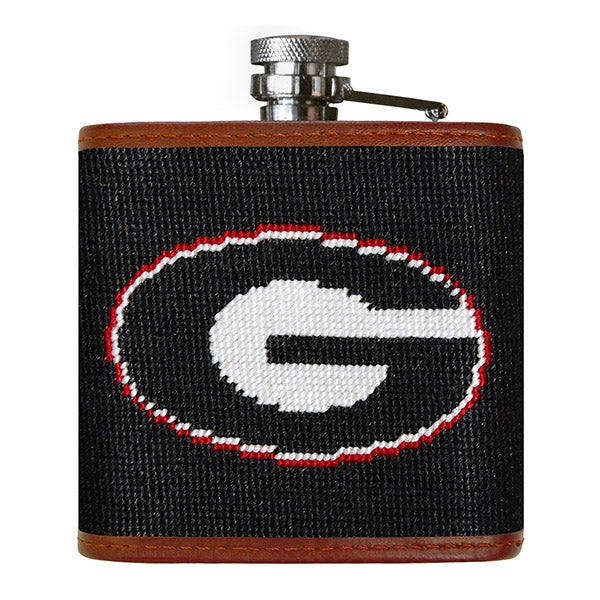 UGA Needlepoint Flask - OnwardReserve