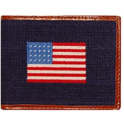 American Flag Needlepoint Wallet - OnwardReserve