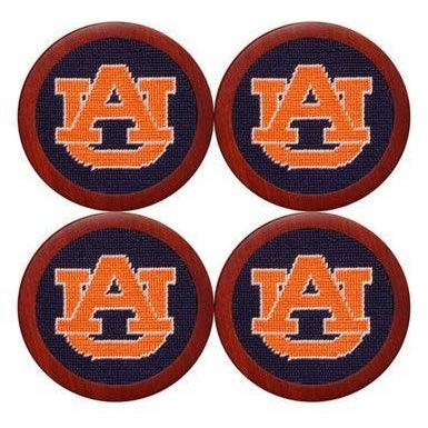 Auburn Needlepoint Coasters - OnwardReserve