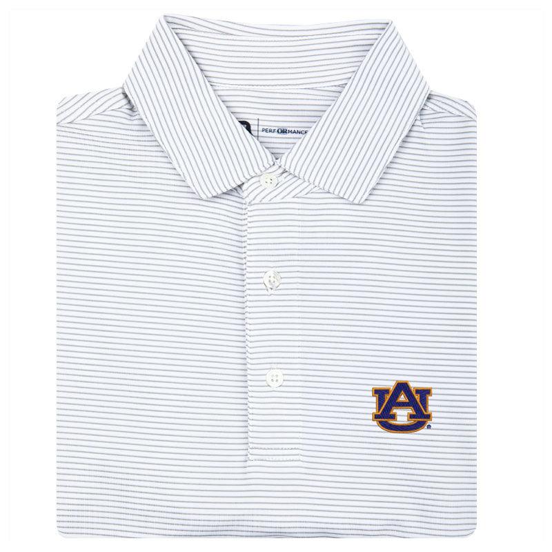 Birdie Stripe Auburn Performance Polo - Onward Reserve