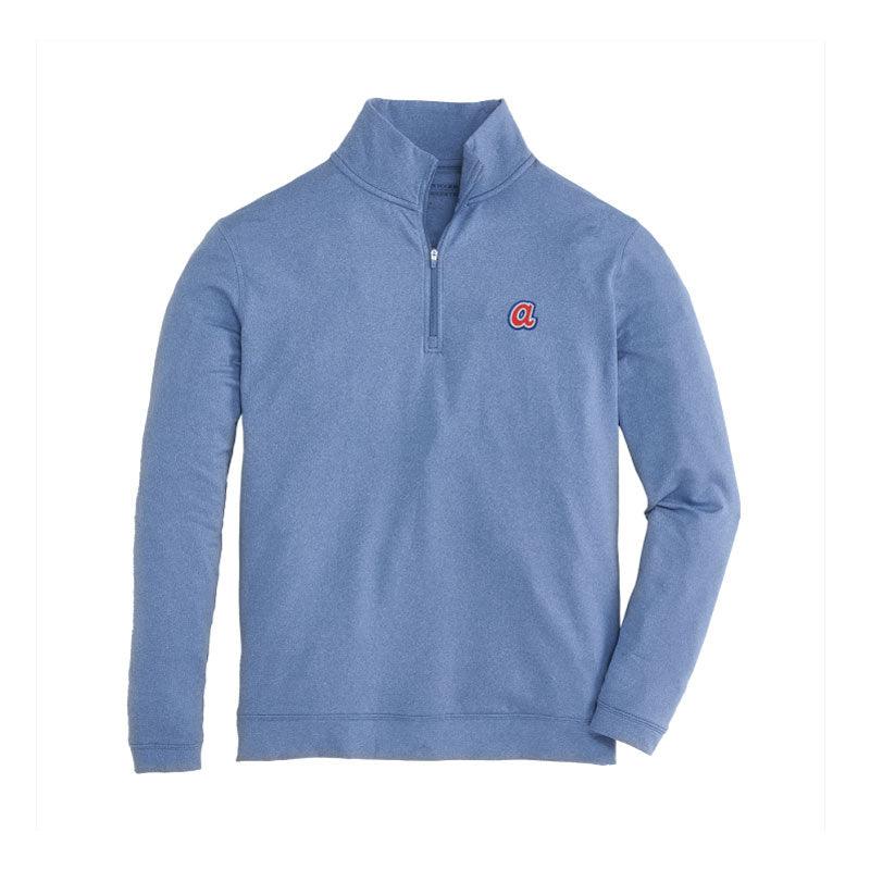 Atlanta Braves Cooperstown Flow Performance 1/4 Zip Pullover - Onward Reserve