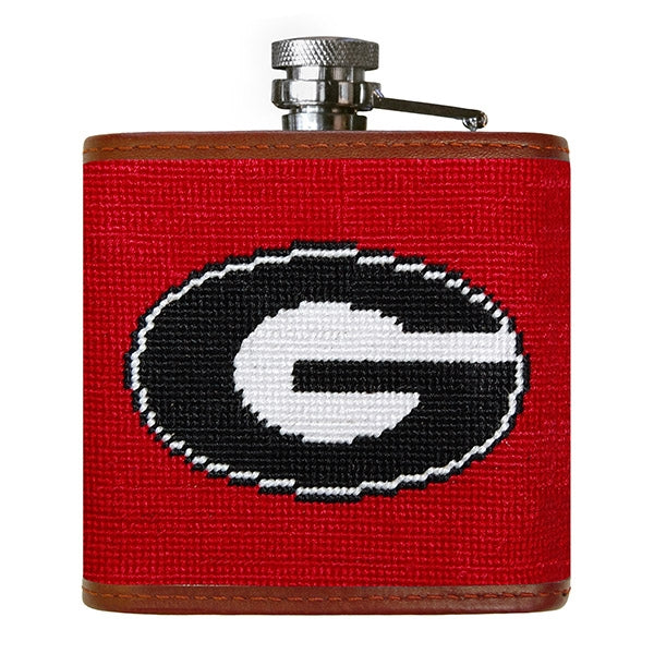 UGA Needlepoint Flask - OnwardReserve