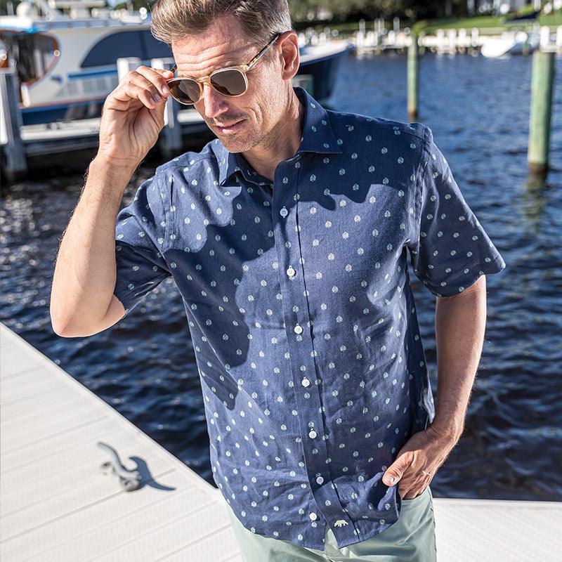 Little Palm Cay Short Sleeve Camp Shirt - Onward Reserve