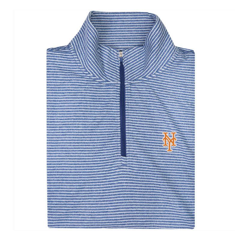 New York Mets Flow Stripe Performance 1/4 Zip Pullover - Onward Reserve