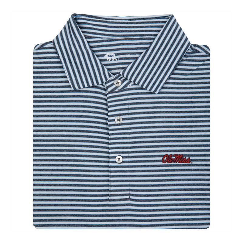 Ole Miss Mulligan Stripe Polo – Onward Reserve - Main Image