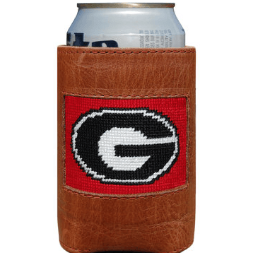 UGA Needlepoint Can Cooler - OnwardReserve