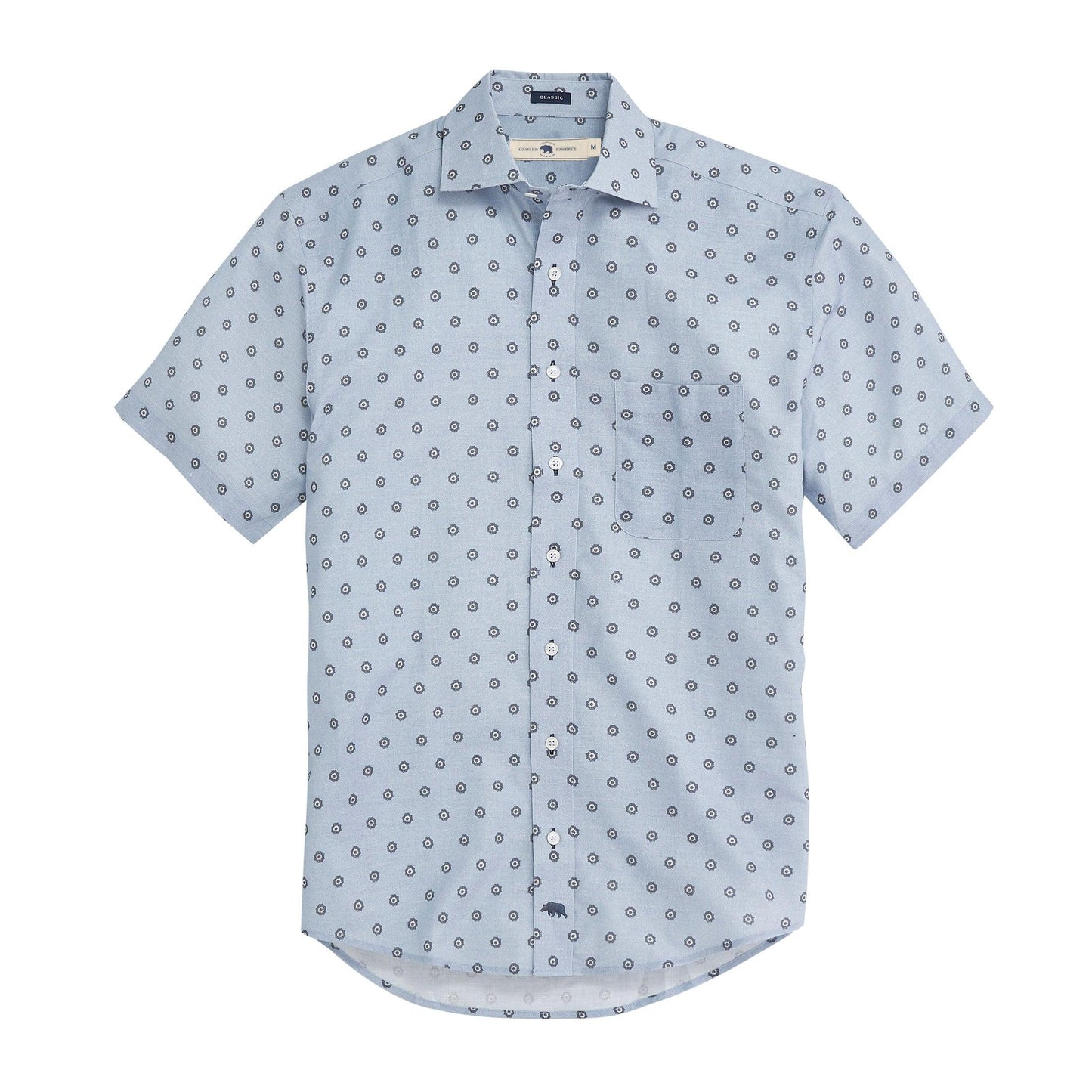 Shade Linen Blend Short Sleeve Button Down - Onward Reserve