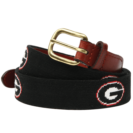 UGA Needlepoint Belt - OnwardReserve