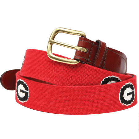 UGA Needlepoint Belt - OnwardReserve