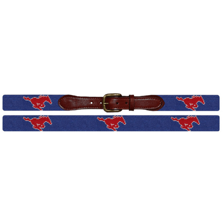 SMU Needlepoint Belt - OnwardReserve