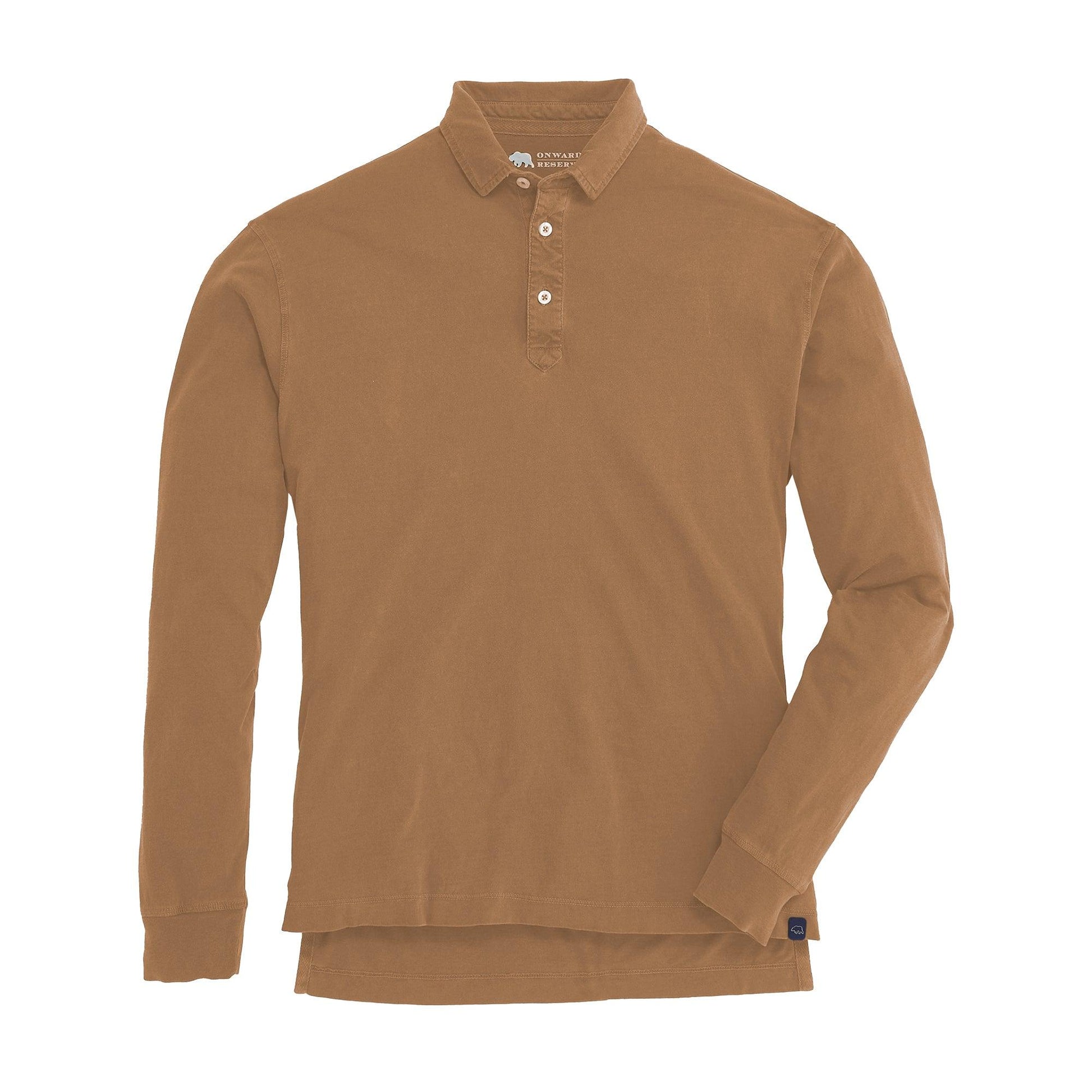 Perry Long Sleeve Polo - Woodthrush - Onward Reserve
