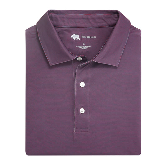 Hairline Stripe Performance Polo