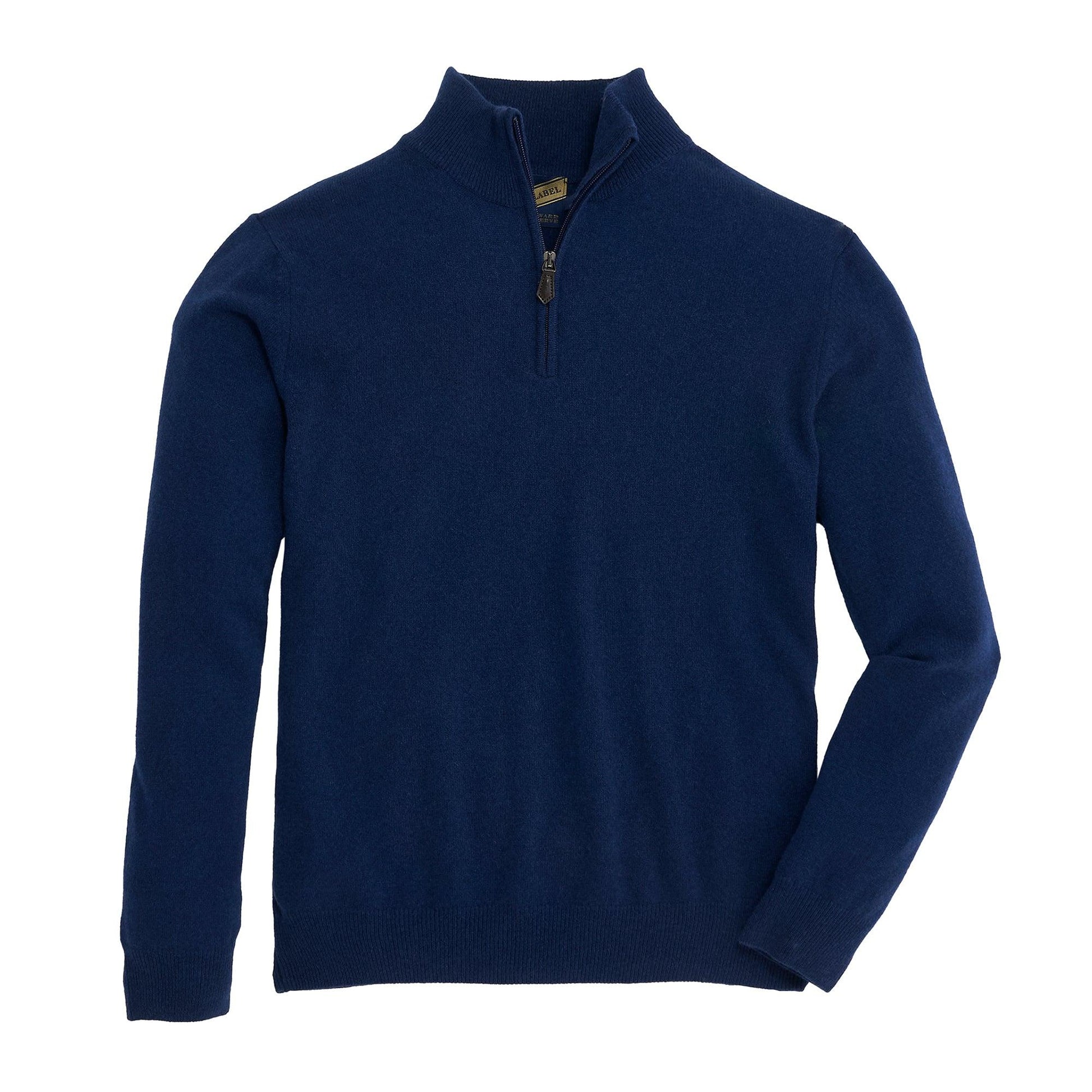 James Cashmere 1/4 Zip Sweater - Collegiate Blue – Onward Reserve
