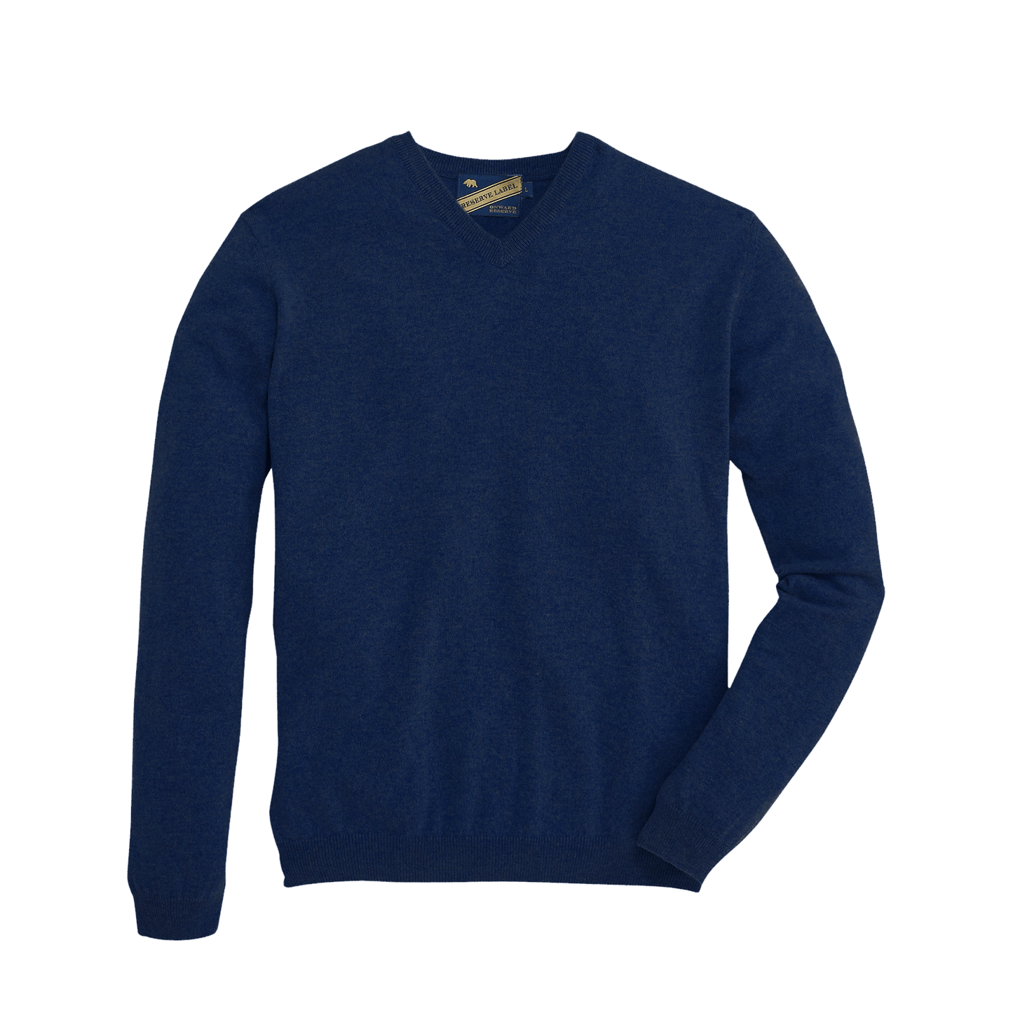James V-Neck Cashmere Sweater - Collegiate Blue