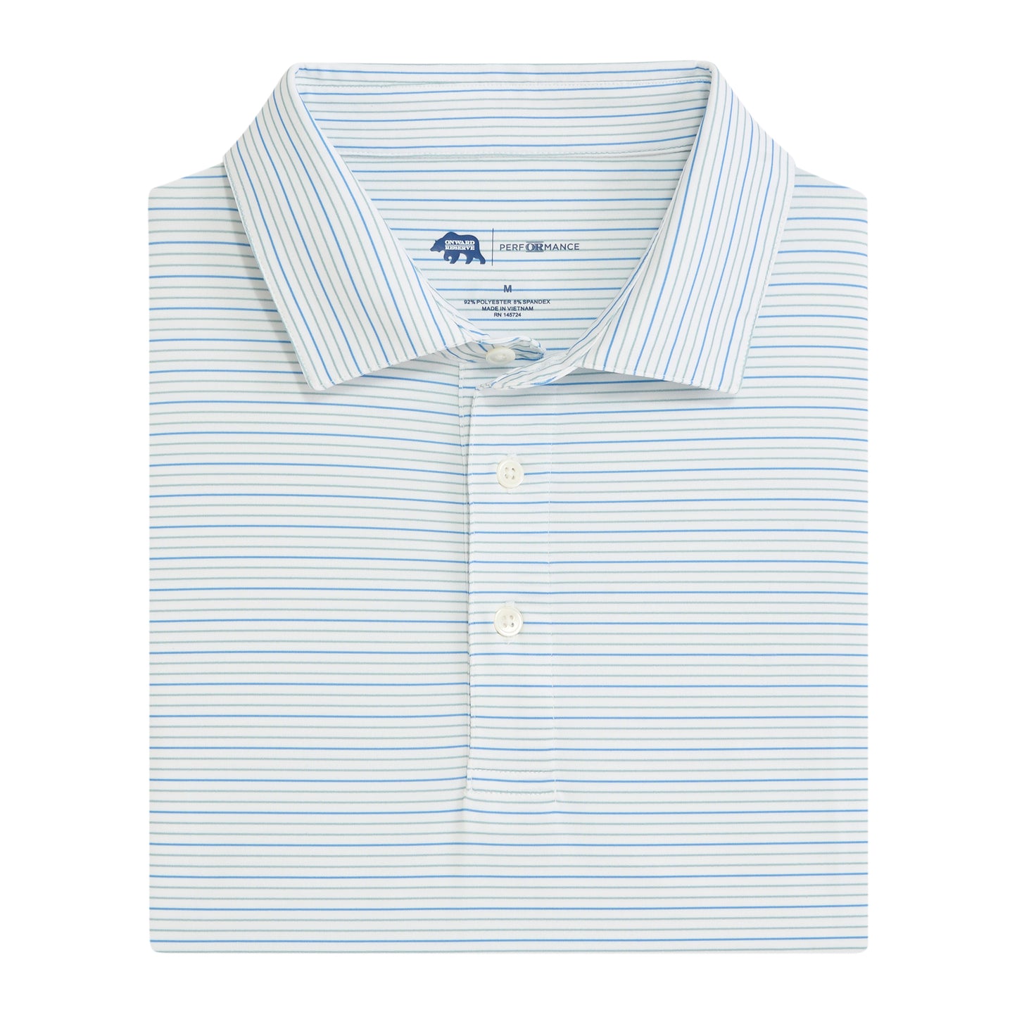 Driver Stripe Performance Polo - Surf