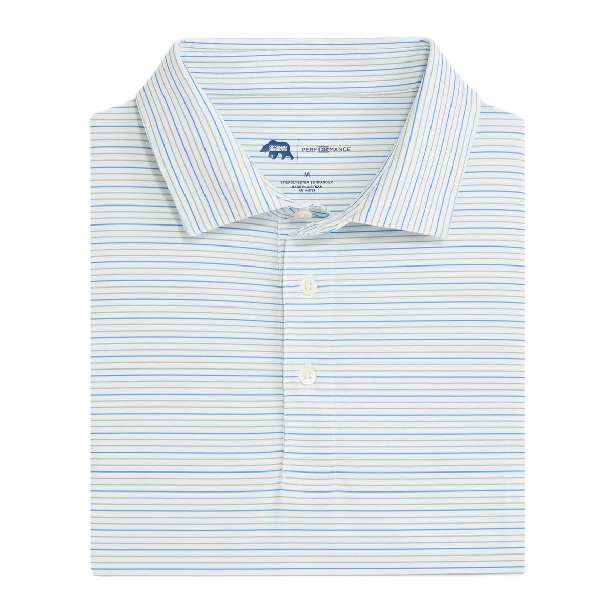 Driver Stripe Performance Polo - Surf