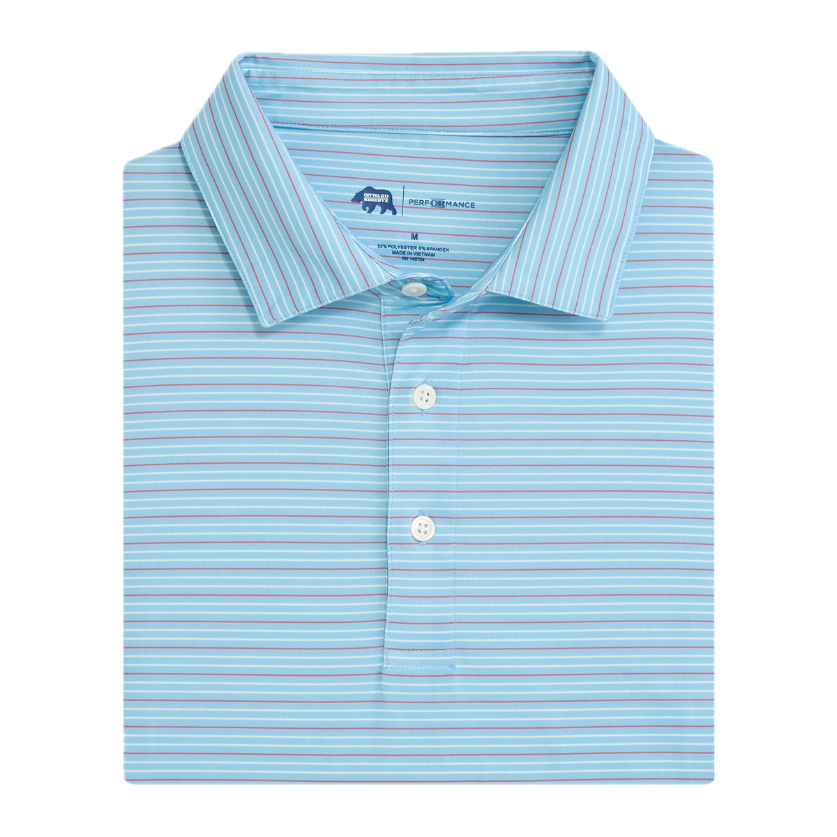 Driver Stripe Performance Polo - Skyride