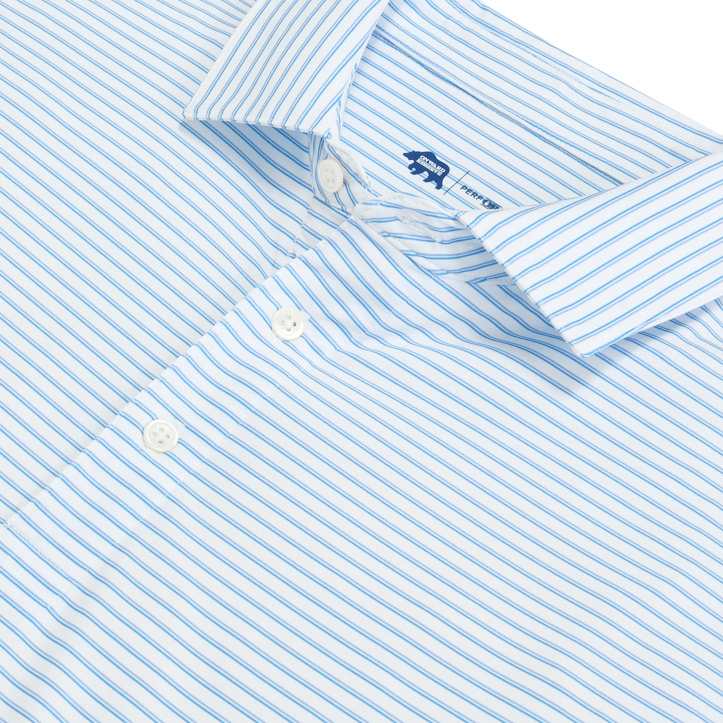 Scout Stripe Performance Polo - Heron