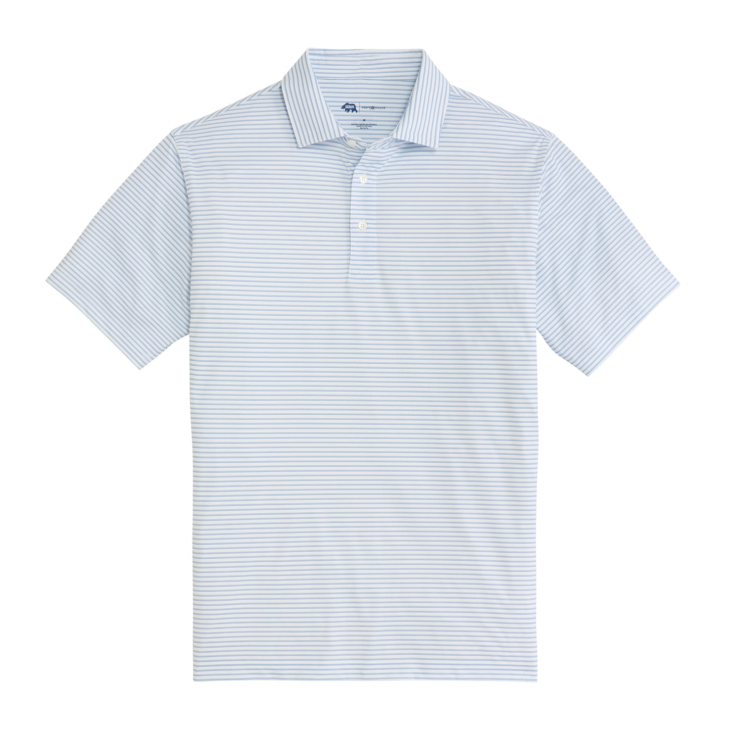 Scout Stripe Performance Polo - Heron