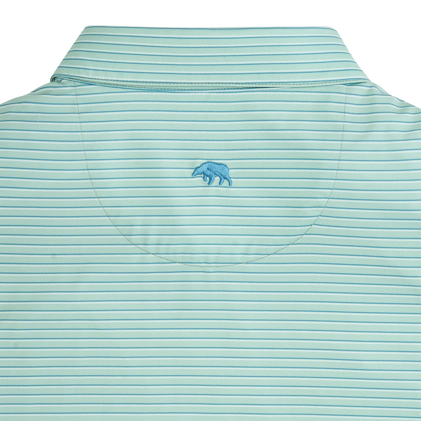 Scout Stripe Performance Polo - Surf