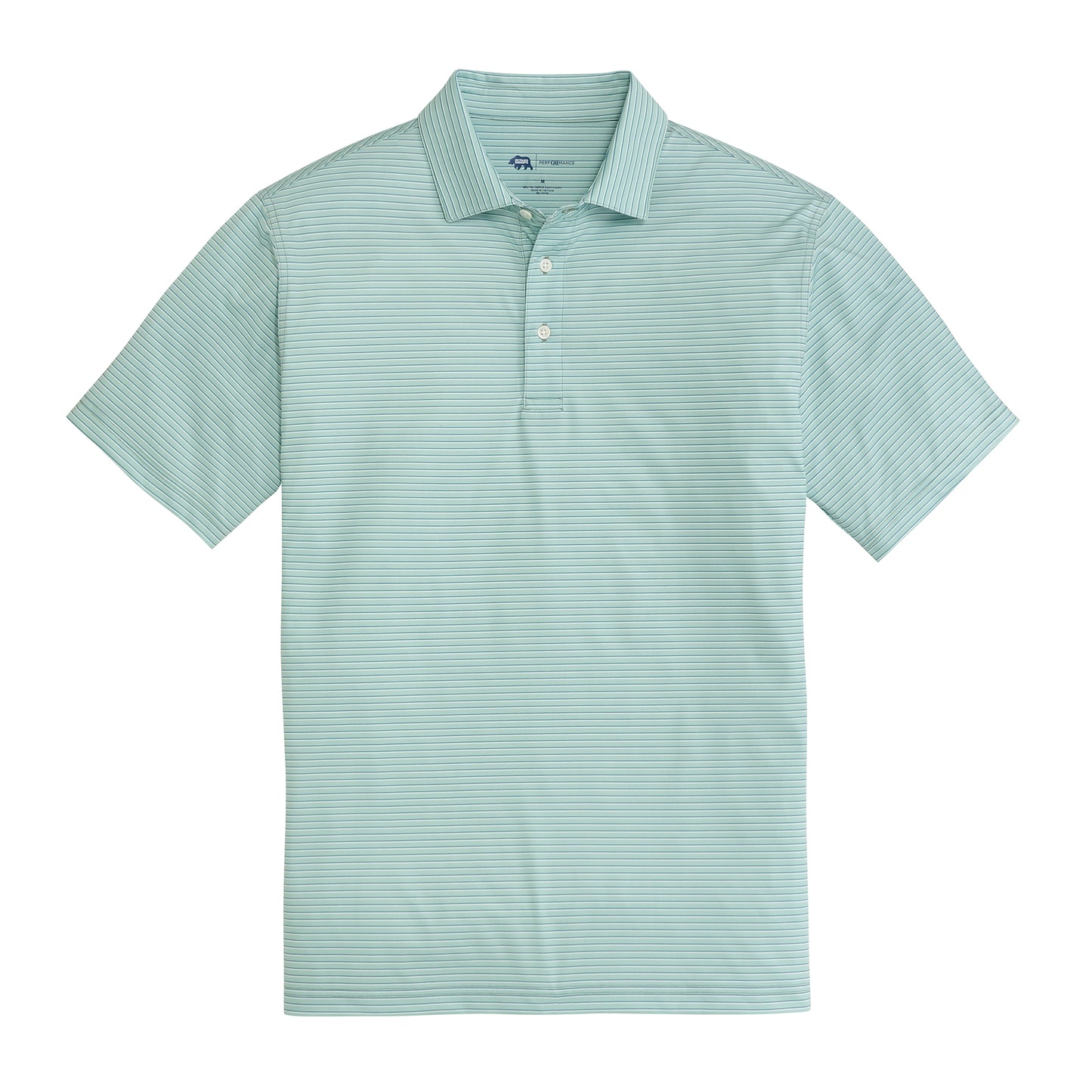 Scout Stripe Performance Polo - Surf