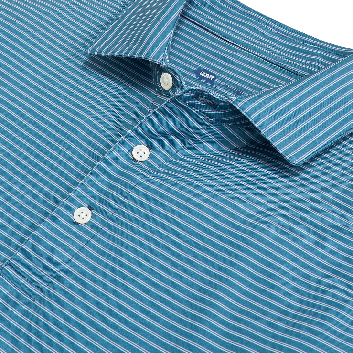 Scout Stripe Performance Polo - Captains Blue