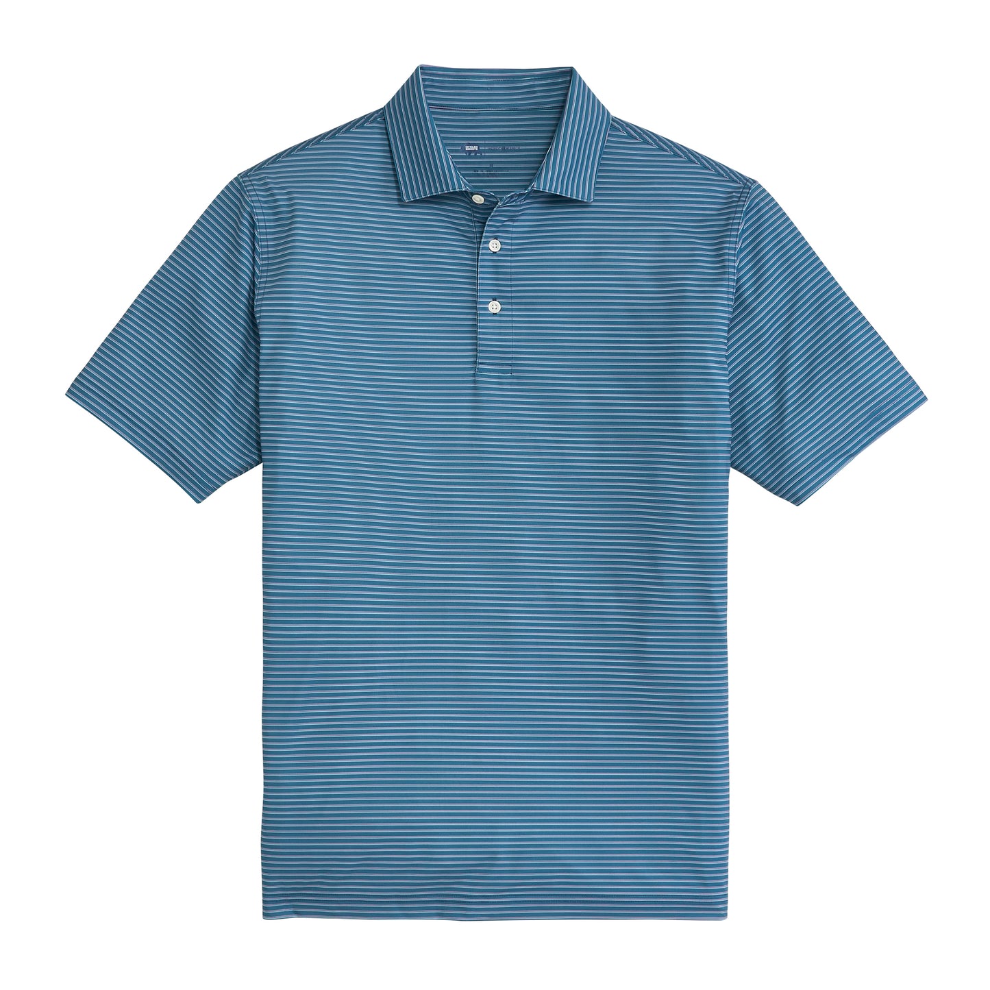 Scout Stripe Performance Polo - Captains Blue