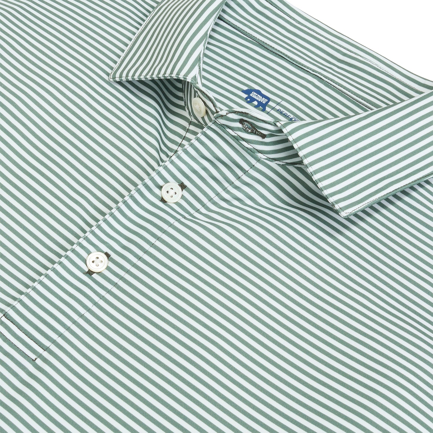 Echo Stripe Performance Polo - Ivy