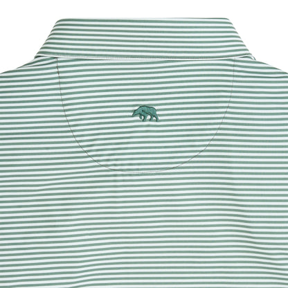 Echo Stripe Performance Polo - Ivy