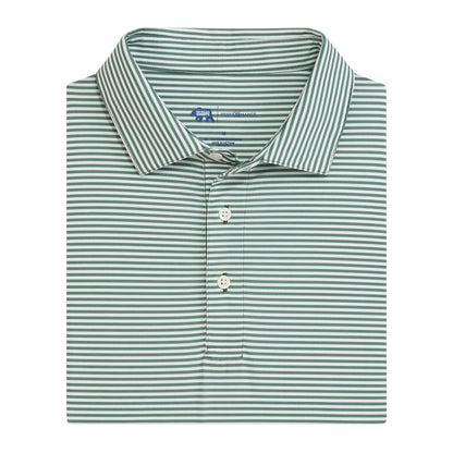 Echo Stripe Performance Polo - Ivy